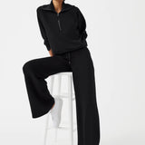 Air Essential Wide Leg Pant | Black