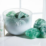 Crystal fragrance bowl | aventurine
