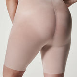 SPANX | mid thigh short | beige