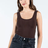 Bamboo Double Scoop Tank