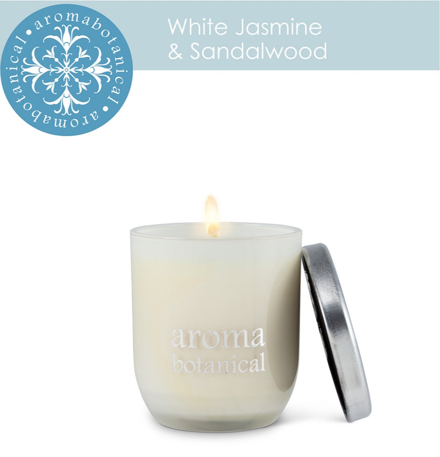 Aromabotanical Wax Candle | White Jasmine & Sandalwood