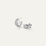 Mini Lennon hoop earrings