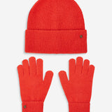 Anicet glove & hat set | Sunset