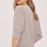 Hildi cardigan | heather latte