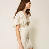 Madonna lace dress