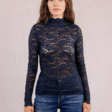 Midnight lace top