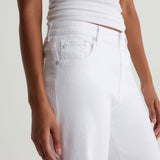 Sadie wide leg crop | gallery white