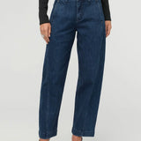 Performance barrel denim