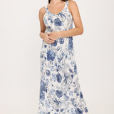 Paisley Linen Dress