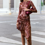 Flock dress