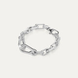 Padlock heart bracelet