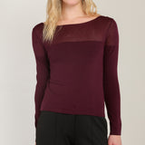 Plum long sleeve