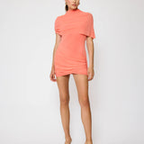 Soller draped mini dress