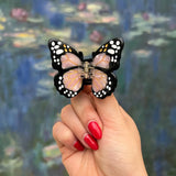 Hand painted Mini Monarch Butterfly Hair clip