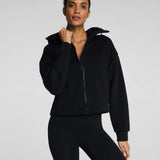 SPANX | Cotton Fleece Full Zip Hoodie