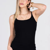 Bamboo low cut cami