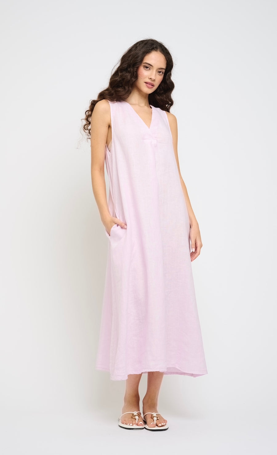 Soft linen dress
