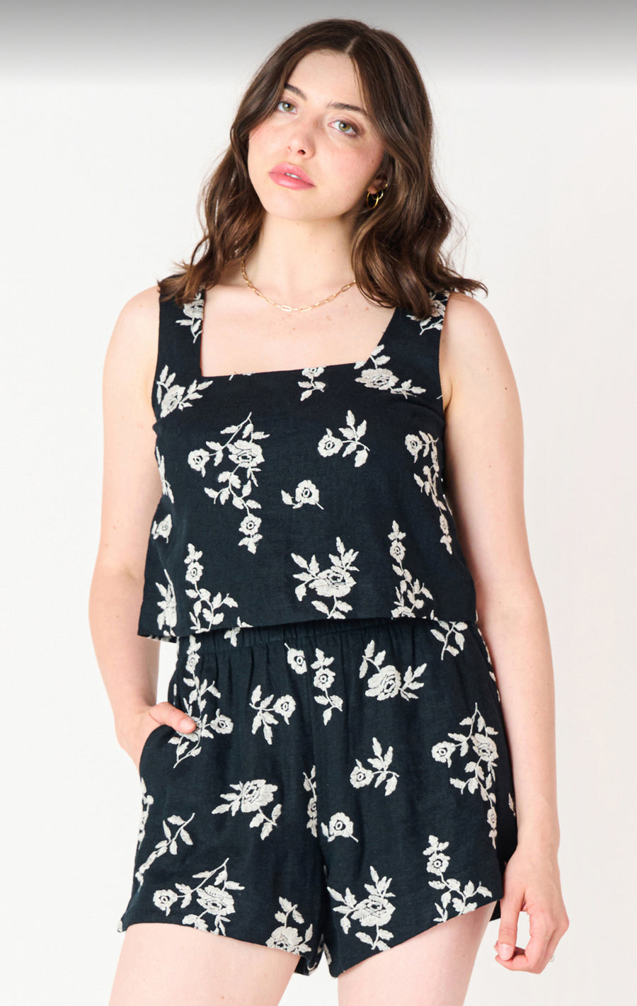 Knight linen top