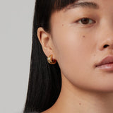 Mini Lennon hoop earrings