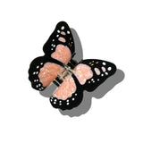 Hand painted Monarch Butterfly Hair clip