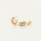 Mini Lennon hoop earrings
