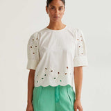 Puff blouse