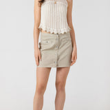 Copper Denim Skirt