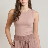 Connie tank | Dusty rose