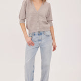 Hildi cardigan | heather latte