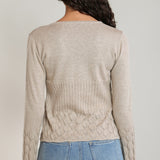 Baked cardigan