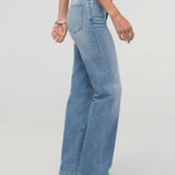 Performance Denim High rise straight