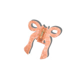 Hand painted Coquette Bow clip