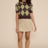 Quinn Argyle Knit