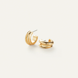 Mini Lennon hoop earrings