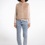 Dava faux fur vest