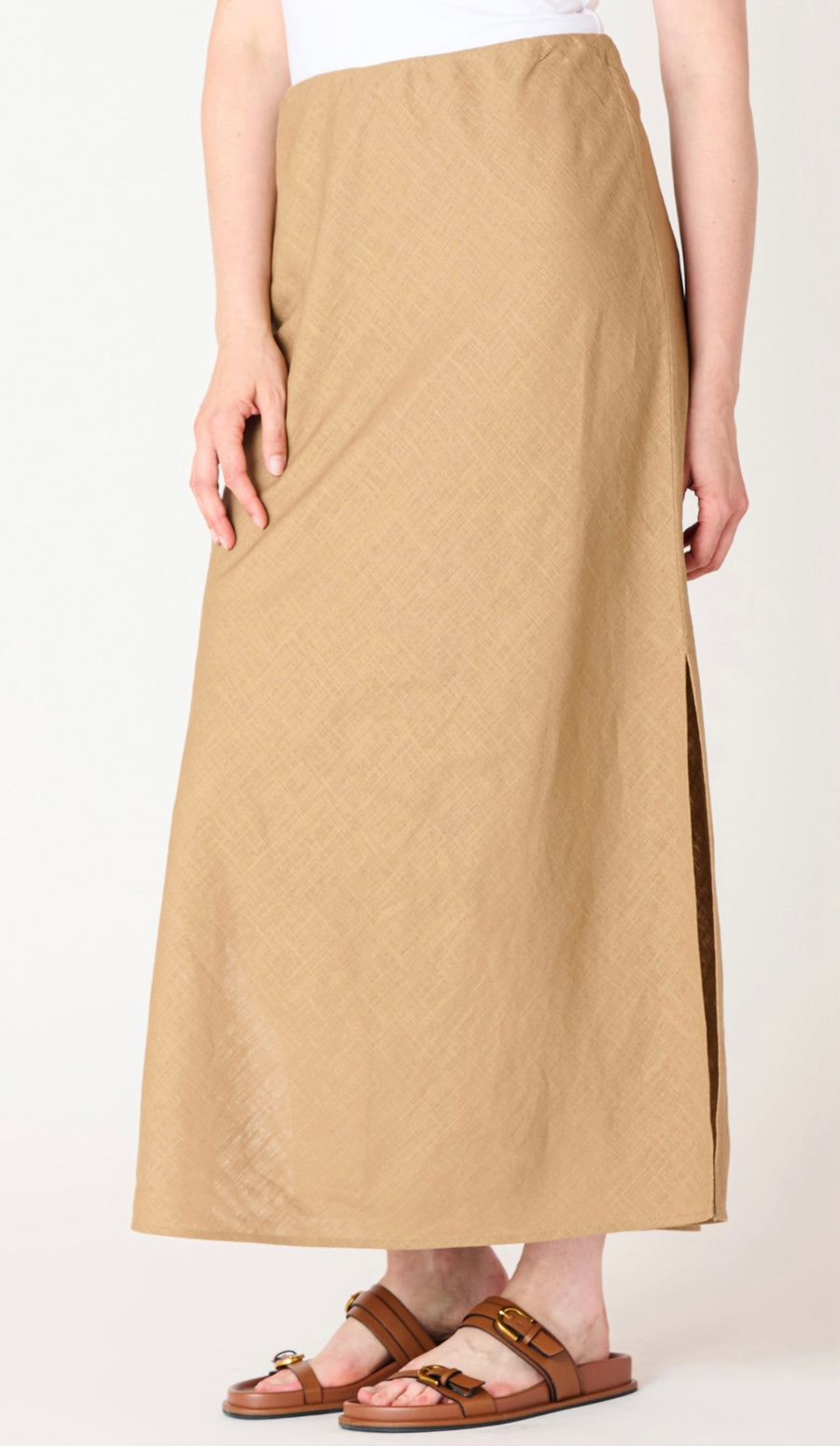 Caramel Maxi Skirt