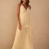 Shell maxi dress