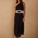 Embroidered maxi dress