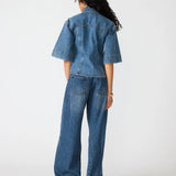 Savy Denim Top