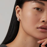 Mini Lennon hoop earrings