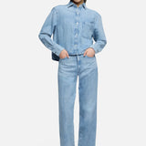 iris Stovepipe straight denim