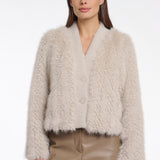 Chaimae faux fur jacket