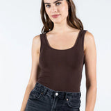 Bamboo Double Scoop Tank