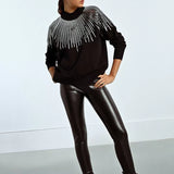 Sarah pleather legging
