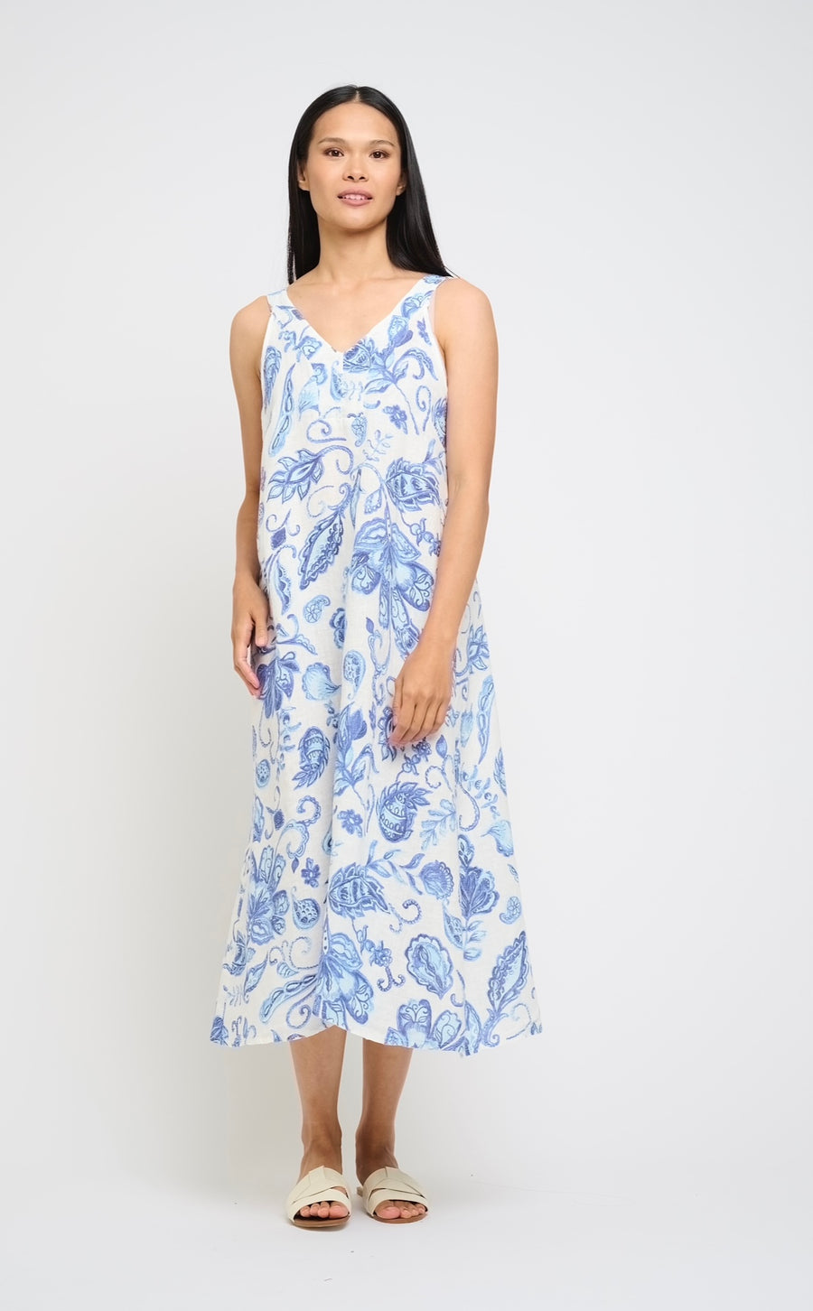 Talia linen dress