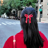 Hand painted Coquette Bow clip