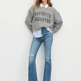 Cropped Collegiate pullover