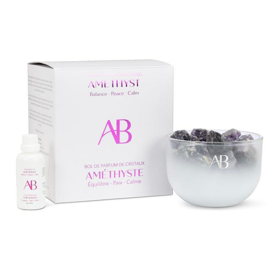 Crystal fragrance bowl | Amethyst