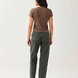 Pure Pima tee | espresso