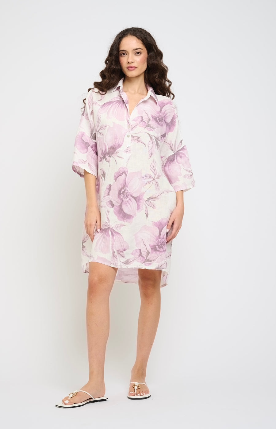 Elvira linen dress